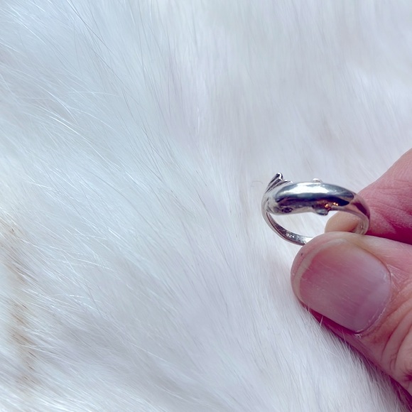 Sterling silver dolphin, toe ring - Picture 4 of 4